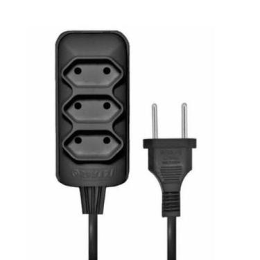 Imagem de EXTENSÃO 3 METROS CABO PP 2 x 0,75 MM² PRETO 5104 ROMAZI