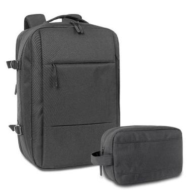 Imagem de Mochila Expansiva Viagem de Bordo com Necessaire Grande - Clio