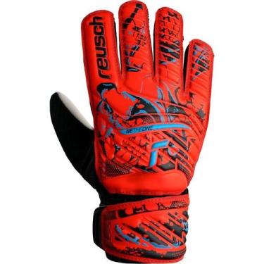Imagem de Luva de Goleiro Reusch Attrakt Solid - Vermelha, 8, Vermelho