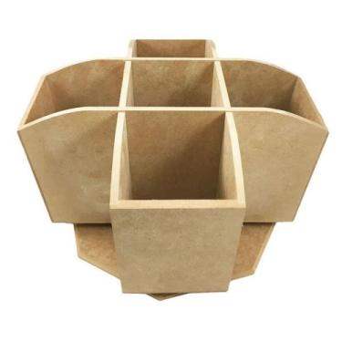 Imagem de Porta Talher Giratória MDF - RV Madeira