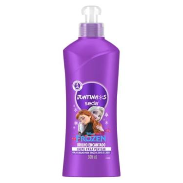 Imagem de Seda Creme Para Pentear Infantil Frozen Juntinhos Brilho Encantado Frasco 300Ml