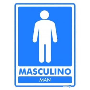 Imagem de Placa PS-831 Masculino/Man (Azul) 0,80mm 15x20 - ENCARTALE
