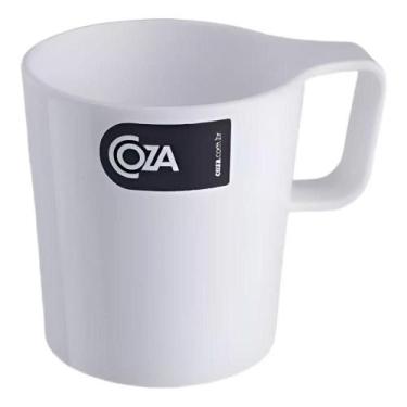 Imagem de 48 Canecas Escolares Empilháveis 250ml Branca Refeitórios Es - Coza