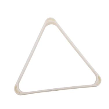 Imagem de Colaxi Triângulo da mesa de bilhar da cremalheira da bola do triângulo da mesa de bilhar, coletor branco da cremalheira da bola de bilhar do equipamento para