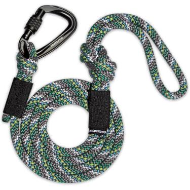 Imagem de Wilderdog Coleira de corda de escalada mosquetão para cães médios e grandes - 1,5 m - Alpine