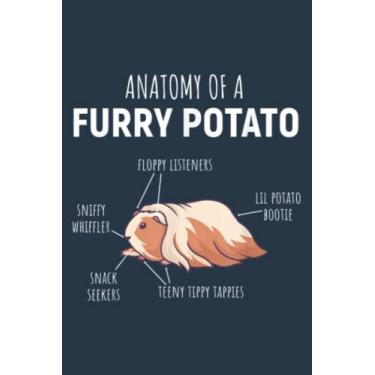 Imagem de Anatomy Of A Furry Potato Guinea Pig Lover: Premium matte cover design, 116 Pages, Size 6 x 9in