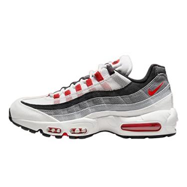 Imagem de Nike Air Max 95 QS cinza fumê moda masculina, Summit White Chile Red 100, 4