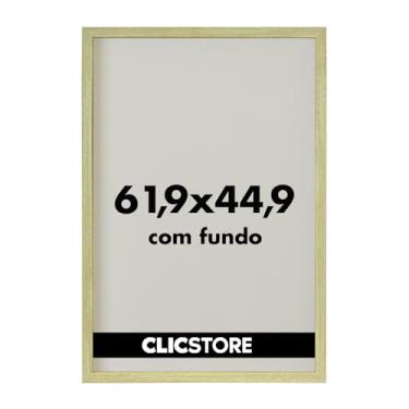 Imagem de Moldura Decorativa 44,9x61,9 cm Quebra Cabeça Grow Puzzle 1000 peças Quadro Pôster Painel p/Parede Escritório s/Vidro (Carvalho)