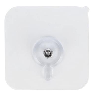 Imagem de Gancho de Parede Autoadesivo, Design Transparente, Fácil de Instalar, Suporte de Carga de 11 Lb, para Relógios de Parede, Luzes de Natal e Guirlandas, Adequado para Azulejos,