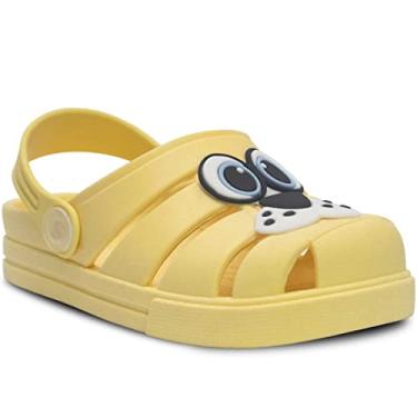 Imagem de Sandalia Babuche Menino Nº 19 Ao 28 Moda Infantil Masculino 12.75 (Amarelo, BR, Criança de 4 a 8 anos, Numérico, 28)