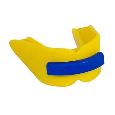 Imagem de Protetor Bucal Duplo - Gold Sports - Moldável em Água Quente, Amarelo,