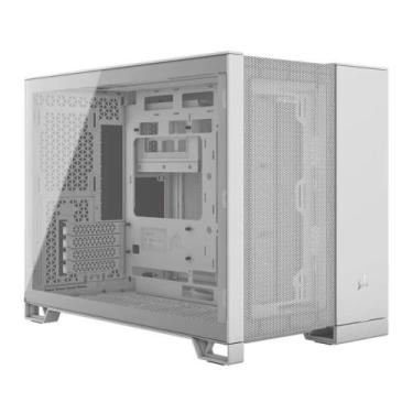 Imagem de Gabinete Gamer Corsair 2500D Airflow Branco Lateral de Vidro Temperado