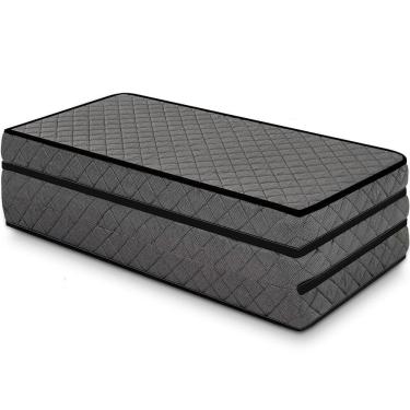Imagem de Puff Casal Multiuso 3 em 1 Portátil Colchonete de Espuma - BF Colchões