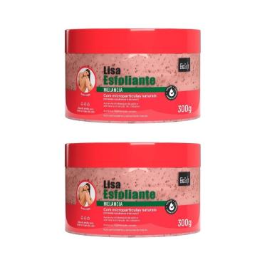 Imagem de Creme Esfoliante Soft hair 300g Biosoft Melancia - Kit 2un