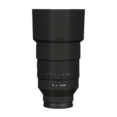 Imagem de Revestimento adesivo para lente de câmera antiarranhões para Sony FE 135 mm F1.8 GM Película protetora de vinil protetor corporal FE1.8/135 GM 135 1.8 (preto matriz)