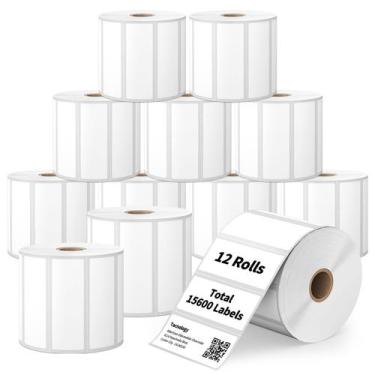 Imagem de Etiquetas Térmicas Diretas Tacnology 15600 - 3x1 Pol. - 12 Rolos