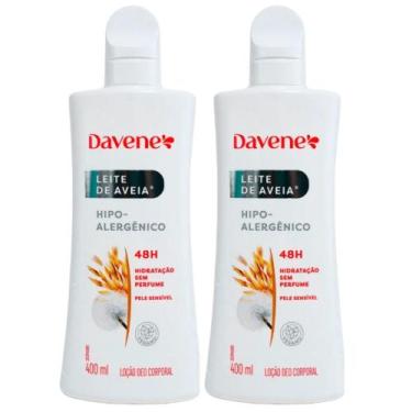 Imagem de 2UN Hidratante Leite Aveia Hipoalergenico 400ml Davene
