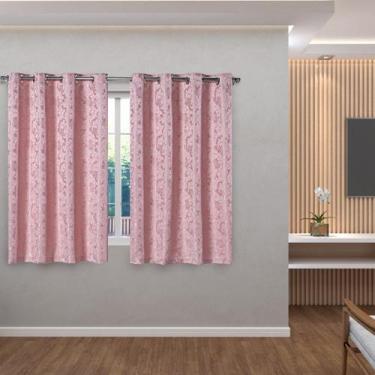 Imagem de Cortina Jacquard Luxo Para Sala Quarto e Escritório 2,00 X 1,40 SEMIBL
