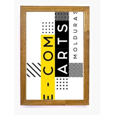 Imagem de Moldura em Madeira com vidro - Tamanho 20x30 vidro (Madeira Natural)