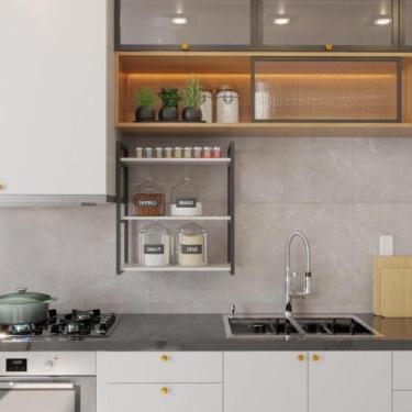 Imagem de Prateleira Industrial Cozinha nicho industrial prateleira de parede pr