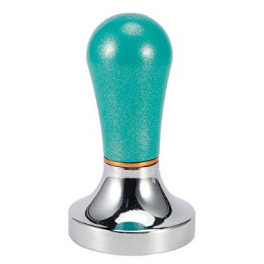 Imagem de MUNEFE Conjunto de violação de café, adulteração de alumínio de alumínio, acessório de máquina de café com martelo prensado em pó para fabricar café (Azul claro)