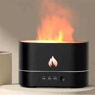Imagem de Aromatizador Difusor Ambiente Ultrassônico Umidificador Led - Flame, P
