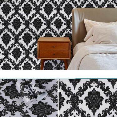 Imagem de Papel Adesivo Contact De Parede 45 Cm X 10 Metros Arabesco 2 - Filipac