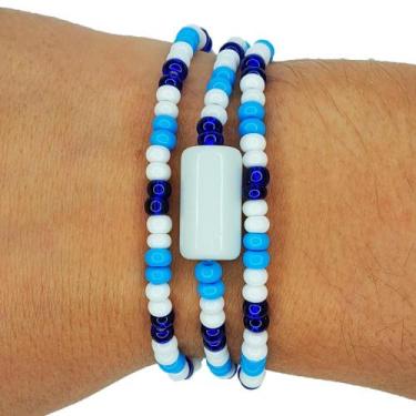 Imagem de Pulseira Guia de Proteção Marinheiros - Balaio de Santo, 17 cm