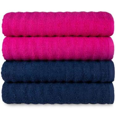 Imagem de Kit 4 Toalhas Banhão Gigante Super Absorção Macia - Ocean - Central To
