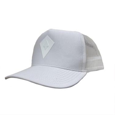 Imagem de Boné MCD Aba Curva Trucker Pipa SM25 Branco  masculino