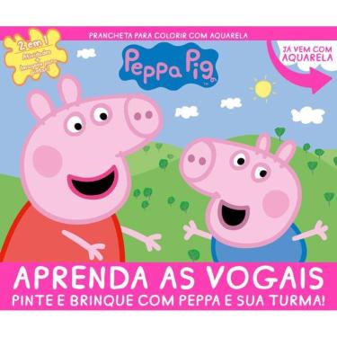 Imagem de Peppa Pig - Prancheta para Colorir com Aquarela