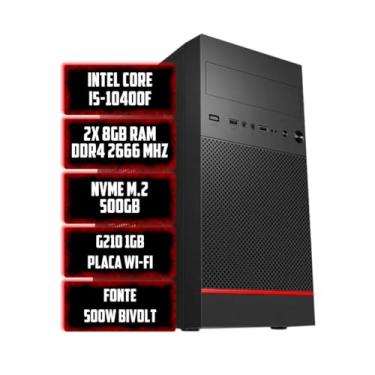 Imagem de PC HOME I5 10400F|H510M|16GB RAM|NVME 500GB|G210 1GB|WI-FI|WINDOWS 11 PRO