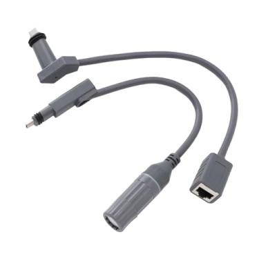 Imagem de Adaptador Feminino SPX Male to RJ45, Adaptador Ethernet IP68 para Gen 2 Com Aterramento, Instalação Fácil, Taxa de Transmissão de 1200 Mbps, RJ45 1 RJ 2, Extensão de Cabo de Rede