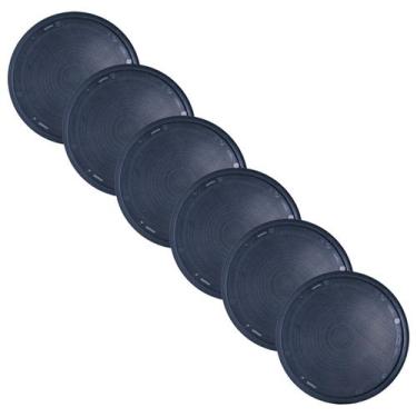 Imagem de Kit 06 arandelas redondas pretas - ORION