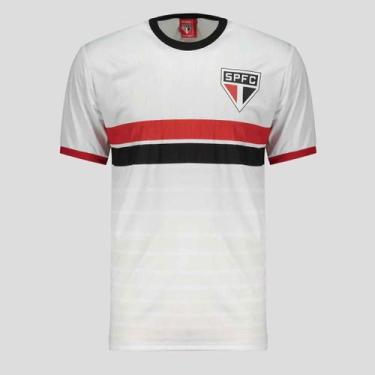 Imagem de Camisa São Paulo Tela Infantil Branca - Braziline, 10 ANOS