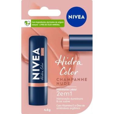 Imagem de NIVEA Hidratante Labial Hidra Color 2 em 1 Nude 4,8g