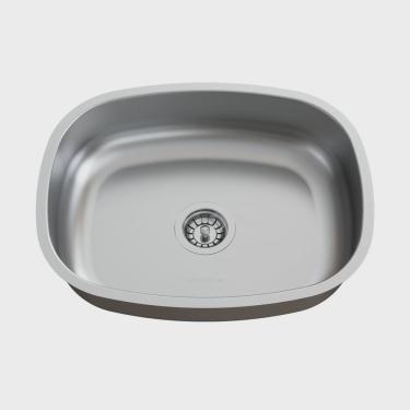 Imagem de Cuba para Cozinha Pia Inox N4 41x32x9,5cm com Válvula GhelPlus