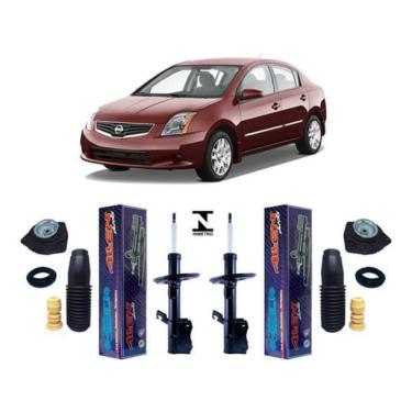 Imagem de Par Amortecedor C/Kit Dianteiro Nissan Sentra 2007 Até 2012