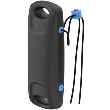 Imagem de DEDU Para-lamas de barco para ancoragem, para-choques de barco de EVA atualizados portáteis com corda elástica e trava fixa, para-lamas de barco de pontão, para-lamas de barco, para-choques ideais