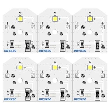 Imagem de URYKEC Lâmpada Led Para Geladeira Wr55X11132 Wr55X25754, Para Substituição Em Geladeira Ge Wr55X30602 Wr55X26486 Ps4704284 3033142 Eap12172918 Ap6261806 (6 Peças)