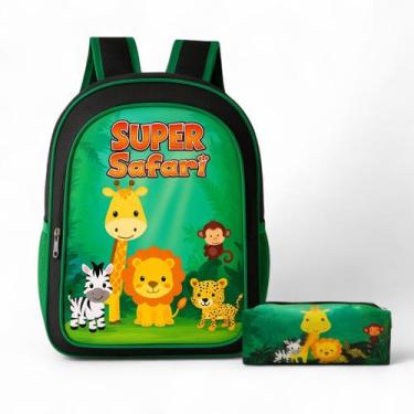 Imagem de Mochila Infantil Escolar Bolsa Masculina Criança Menino Reforçado + Es