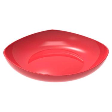 Imagem de Fruteira de Mesa Vermelha 3,5L Trio Crippa Bancada Porta Frutas Legumes