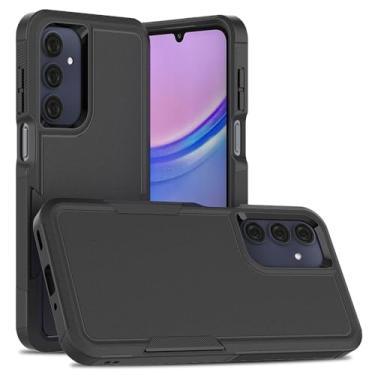 Imagem de Futanwei Capa para celular Bark A16 [cantos com absorção de choque] [proteção contra quedas de grau militar] Capa protetora robusta de camada dupla para smartphone infantil Bark-Phone-A16, preta