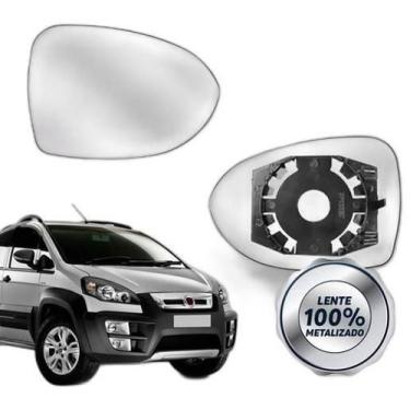 Imagem de Lente Retrovisor Idea 11 12 13 14 15 16 2017 Com Base Oferta - Sp Aces