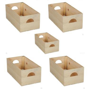 Imagem de Jogo De Caixotes Multiuso 5 Unidades Média