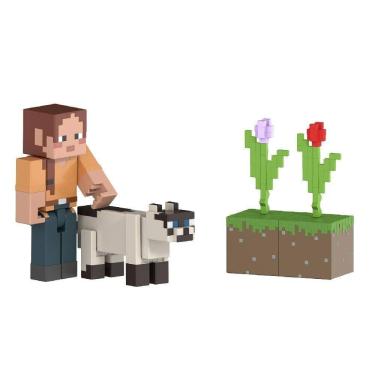 Imagem de Minecraft Vanilla 2 Figuras Ari Errante do Campo - Mattel
