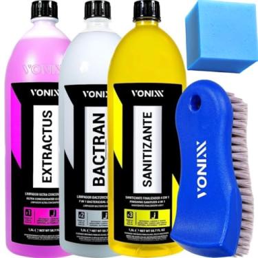 Imagem de Kit Extractus Bactran Sanitizante Vsc + Escova Macia Vonixx