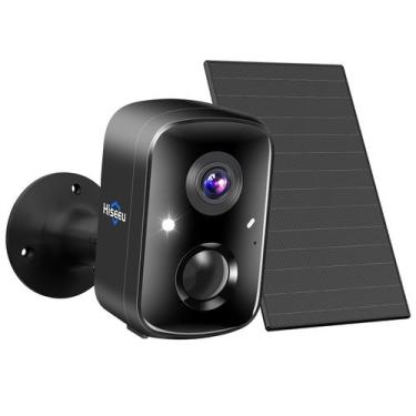Imagem de Câmeras de segurança Hiseeu Wireless Outdoor Solar 4MP 3K