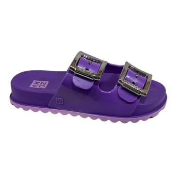 Imagem de Chinelo Infantil Slide Zaxy Partner 18913 Cor:Roxo Escuro;Tamanho:29