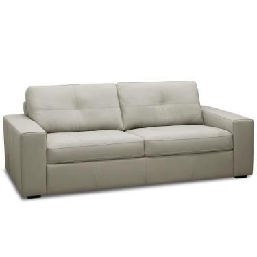 Imagem de Sofá 2 Lugares Para Sala De Estar Living 150cm Vienne L06 Couro Pérola - Lyam Decor